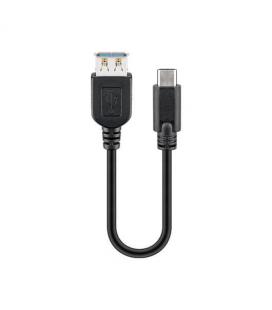 CABLE USB(A) 3.0 A USB(C) 3.0 GOOBAY 0.2M NEGRO - Imagen 1