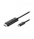 CABLE USB(C) 3.0 A HDMI GOOBAY 1.8M NEGRO - Imagen 2
