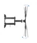 TooQ Soporte Giratorio e Inclinable para Monitor / TV LCD, Plasma de 23”- 55”, con Tres Pivotes, Negro - Imagen 16