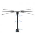 TooQ Soporte Giratorio e Inclinable para Monitor / TV LCD, Plasma de 23”- 55”, con Tres Pivotes, Negro - Imagen 17