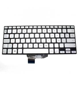 Teclado Asus X430 Plata Retroiluminado Backlight - Imagen 1