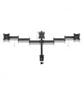 TooQ Soporte de mesa para 3 pantallas (monitor / plasma / LCD / LED) 13"-27" - Imagen 3