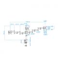 TooQ Soporte de mesa para 3 pantallas (monitor / plasma / LCD / LED) 13"-27" - Imagen 10
