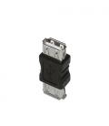 AISENS A103-0037 cambiador de género para cable USB A Negro - Imagen 3