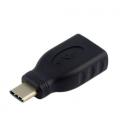 AISENS A108-0323 cambiador de género para cable USB-C USB-A Negro - Imagen 3