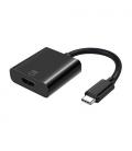 Adaptador USB Tipo-C Aisens A109-0344/ HDMI Hembra - USB Tipo-C Macho