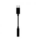 AISENS Conversor USB-C a audio estilo Apple, USB-C/M-Jack 3.5/H, Negro, 15 cm - Imagen 3