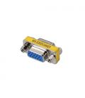 AISENS A114-0082 cambiador de género para cable VGA D-sub D-sub Azul, Plata - Imagen 2