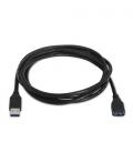 AISENS A105-0042 cable USB 2 m USB 3.2 Gen 1 (3.1 Gen 1) USB A Negro - Imagen 4