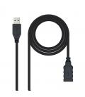 Cable alargador usb 3.0 nanocable 10.01.0902-bk/ usb macho - usb hembra/ 2m/ negro - Imagen 5