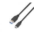 AISENS A107-0060 cable USB 1 m USB 3.2 Gen 2 (3.1 Gen 2) USB A USB C Negro - Imagen 3