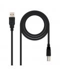 Cable usb 2.0 impresora nanocable 10.01.0104-bk/ usb macho - usb macho/ 3m/ negro - Imagen 6