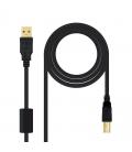 Cable usb 2.0 impresora nanocable 10.01.1202/ usb macho - usb macho / 2m/ negro - Imagen 12