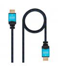 Cable hdmi nanocable 10.15.3701/ hdmi macho - hdmi macho/ 1m/ negro/ azul - Imagen 2