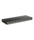 D-Link DGS-1016S switch No administrado Gigabit Ethernet (10/100/1000) Negro - Imagen 2