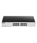 D-Link GO-SW-16G No administrado L2 Gigabit Ethernet (10/100/1000) 1U Negro - Imagen 4