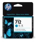 HP Cartucho de Tinta DesignJet 712 cian de 29 ml - Imagen 2