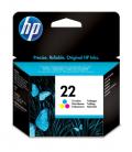 HP Cartucho de tinta original 22 Tri-color - Imagen 4