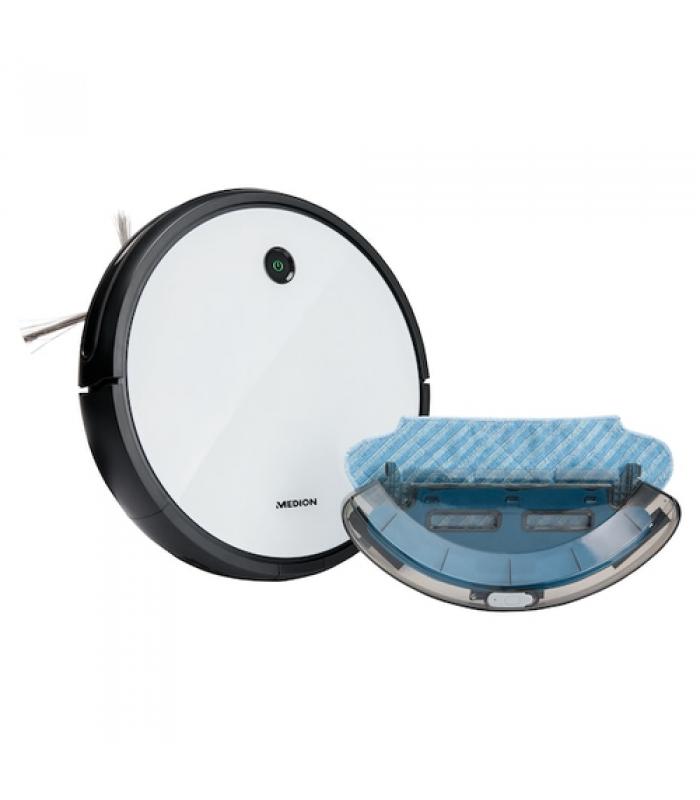 Robot aspirador medion md 19601/ autonomía 100 min/ control por wifi