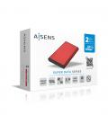 AISENS Caja Externa 2,5" ASE-2525RED 9.5mm SATA a USB 3.0/USB3.1 Gen1, Rojo - Imagen 5