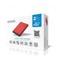 AISENS Caja Externa 2,5" ASE-2525RED 9.5mm SATA a USB 3.0/USB3.1 Gen1, Rojo - Imagen 6