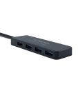 AISENS Hub USB 3.0, Tipo A/M - 4 x Tipo A/H, Negro, 30 cm - Imagen 4