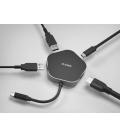 D-Link DUB-M420 base para portátil y replicador de puertos Alámbrico Thunderbolt 3 Negro, Plata - Imagen 3
