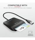 Trust Primo lector de tarjeta inteligente Interior CardBus+USB 2.0 Negro - Imagen 4