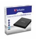 Verbatim External Slimline CD/DVD Writer unidad de disco óptico DVD±RW Negro - Imagen 3