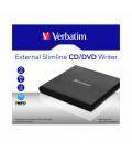 Verbatim External Slimline CD/DVD Writer unidad de disco óptico DVD±RW Negro - Imagen 5