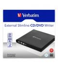 Verbatim Slimline CD/DVD unidad de disco óptico DVD-RW Negro - Imagen 3
