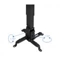 TooQ SOPORTE UNIVERSAL INCLINABLE DE TECHO PARA PROYECTOR NEGRO - Imagen 4