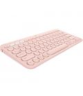 Logitech K380 teclado Bluetooth QZERTY Español Rosa - Imagen 3