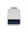 Ewent EW9643 cambiador de género para cable USB C USB A Plata - Imagen 9