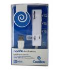 CoolBox COO-H413 hub de interfaz 5000 Mbit/s Blanco - Imagen 6