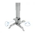 TooQ SOPORTE UNIVERSAL INCLINABLE DE TECHO PARA PROYECTOR PLATA - Imagen 14