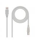 Nanocable Cable USB 2.0 A/M-B/M, Beige, 3 m - Imagen 8