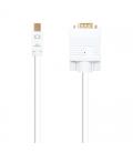 Cable Conversor Mini dp a VGA blanco, 2m - Imagen 2