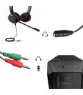 Ewent EC1642 cable de audio 0,15 m 3,5mm 2 x 3,5mm Negro, Verde, Rojo - Imagen 3