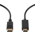 Ewent EC1432 adaptador de cable de vídeo 3 m DisplayPort HDMI tipo A (Estándar) Negro - Imagen 4