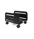 TooQ Soporte metálico para CPU de suelo con ruedas - Imagen 2