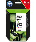 HP Paquete de ahorro de 2 cartuchos de tinta original 302 negro/tricolor - Imagen 6