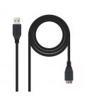 Cable usb 3.0 nanocable 10.01.1101-bk/ usb macho - microusb macho/ 1m/ negro - Imagen 5