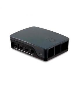 CAJA OFICIAL RASPBERRY PI 4 NEGRO/GRIS - Imagen 1