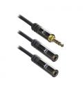 Ewent EW9236 cable de audio 0,15 m 3,5mm 2 x 3,5mm Negro - Imagen 2