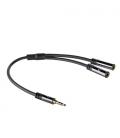 Ewent EW9236 cable de audio 0,15 m 3,5mm 2 x 3,5mm Negro - Imagen 5