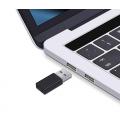 Ewent EW9650 cambiador de género para cable USB Type-A USB Tipo C Negro - Imagen 6