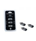 Conceptronic DONN05G cambiador de género para cable USB 2.0 Type-C USB 2.0 Micro Negro - Imagen 3