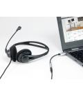 Equip 133474 cable de teléfono móvil Negro, Plata 0,15 m USB-C 3,5 mm - Imagen 3