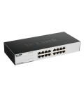 D-Link GO-SW-16G No administrado L2 Gigabit Ethernet (10/100/1000) 1U Negro - Imagen 3